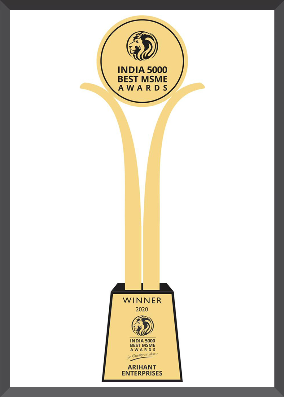 Arihant Enterprises - Winner of India 5000 Best MSME Awards 2020